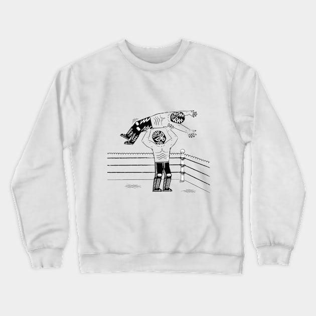 Lucha Libre Crewneck Sweatshirt by sonhouse5
